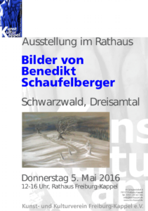 Flyer Ausstellung Schaufelberger 5.5.16